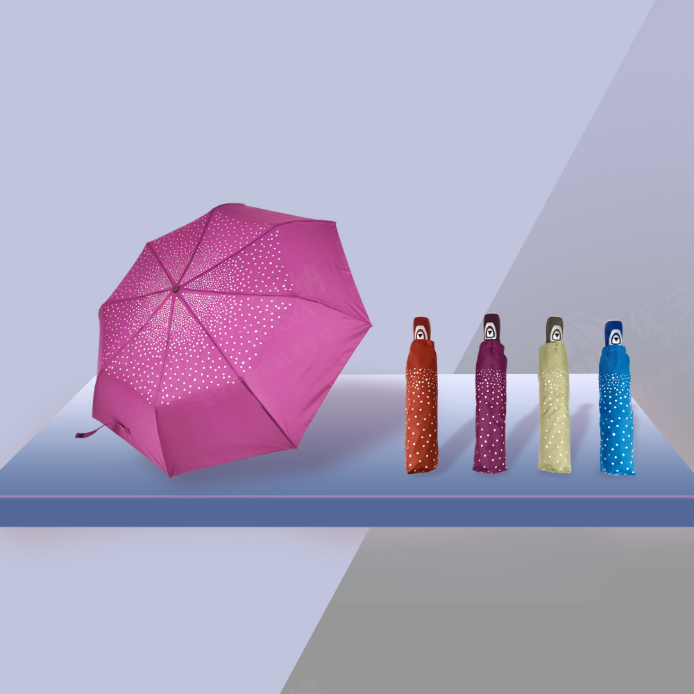 個(gè)性小波點(diǎn)晴雨傘